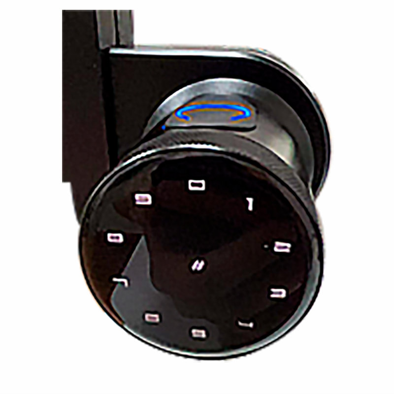 Smart Lock With Fingerprint, Password, Keys, Ic Card Unlock - Glass Door Locks