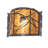 12" Wide Whispering Pines Left Wall Sconce