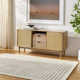 Sigrid Geometric Hand Tufted Area Rug in Light Gray/Cream