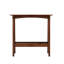Table d'appoint rétro en ardoise rétro brun rougeâtre avec tablette de rangement, petite table de bout pour le salon, petite maison de ferme, table de chevet