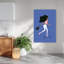 Cosmic Skater Girl Contemporary Wall Art Print 1 Piece Wrapped Canvas Wall Art-912091130