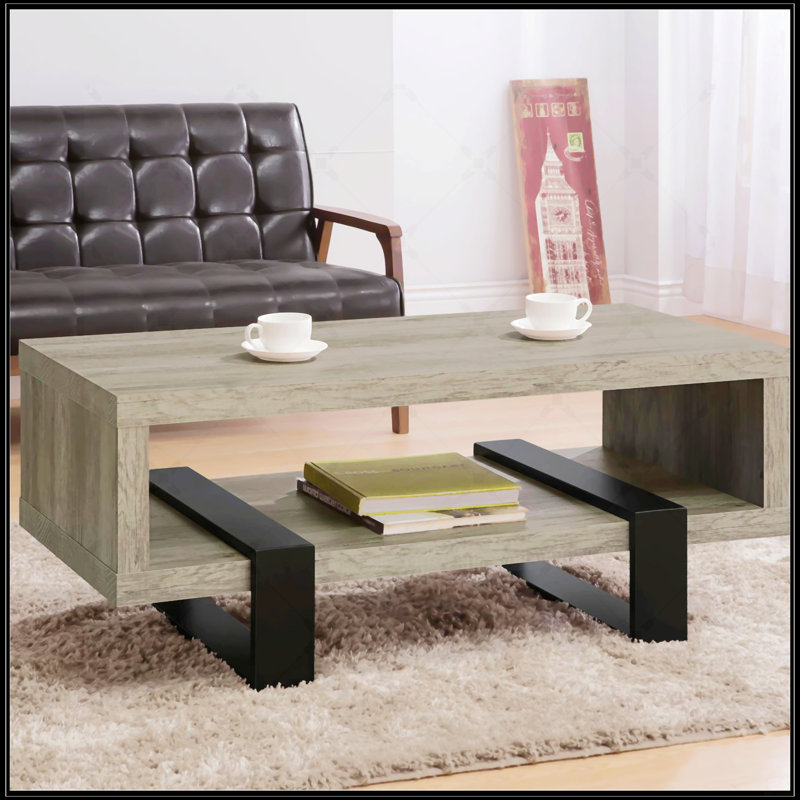 Table basse à 1 tablette Grey Driftwood
