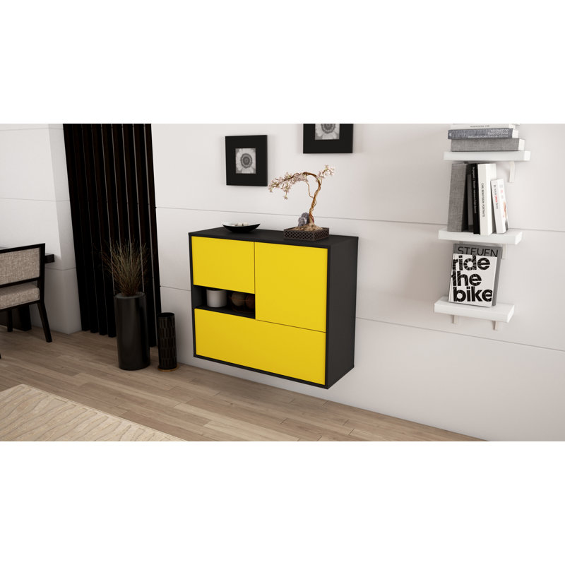 Rubenstein 92cm Sideboard, Yellow