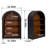 45.9" Arched Kids Bookcase, Arched Storage Display Cabinet