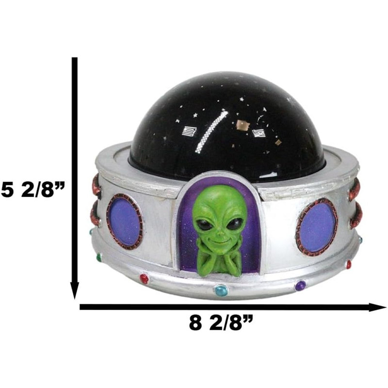 UFO Outer Space Celestial Moon and Stars Roswell Alien Projector Night Light