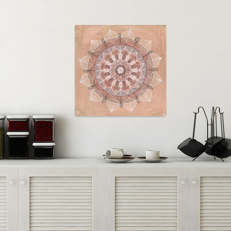 Art mandala désertique, H 18 po x l 18 po