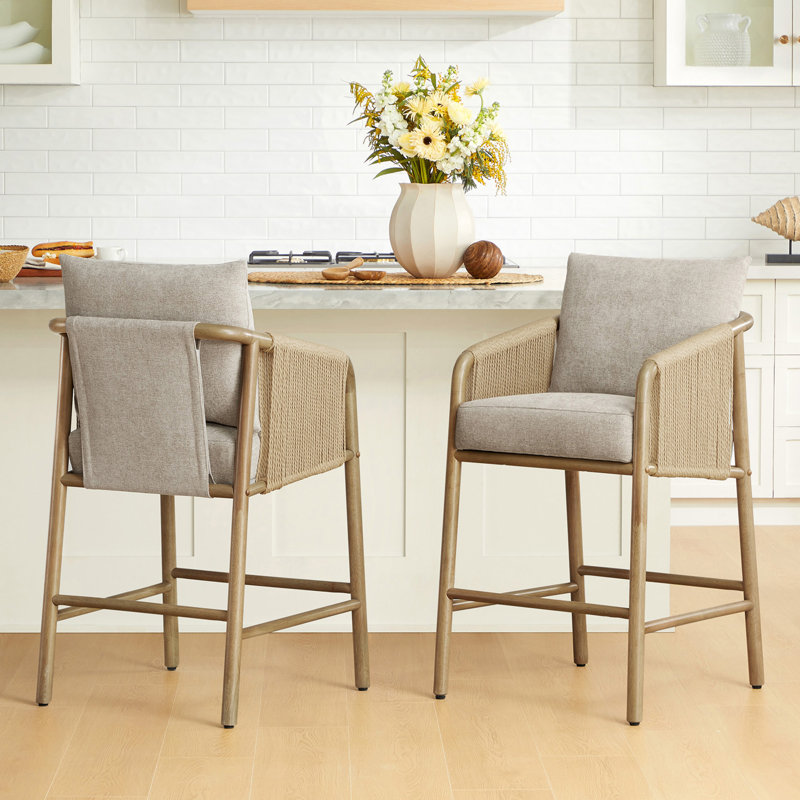 Tabouret de comptoir Modern, Kaki