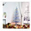 Durham 4FT Multicoloured Artificial Christmas Tree w/ Pre-Lit Modes Metal Stand
