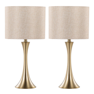 Lampe de table contemporaine en métal