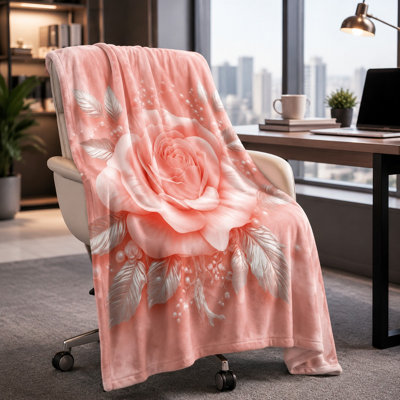 Jeté Fluffy Rose