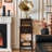 Brownness+Gold Free Form Solid Wood+Copper Media Players