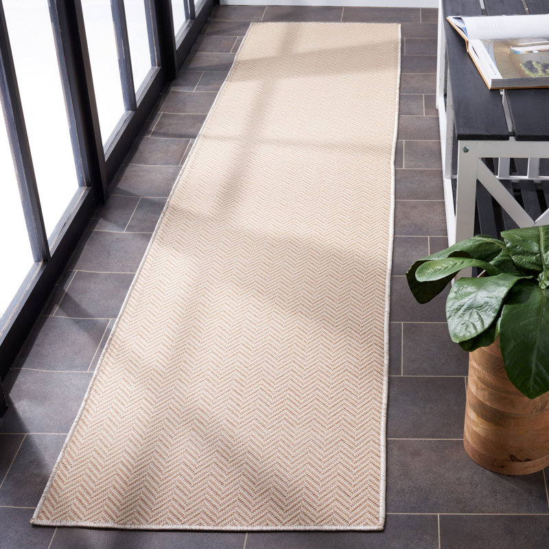 Bemadette Indoor/Outdoor Sunbrella Chair Pad, Runner 2' x 9'