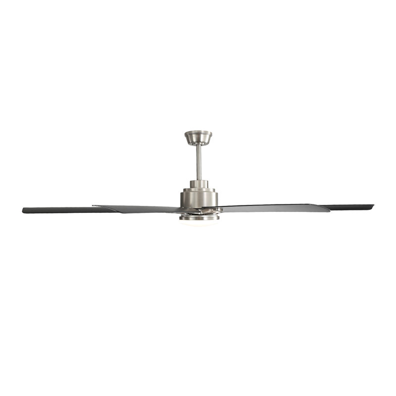 66 Inch Modern Ceiling Fan With Dimmable Led Light 8 Abs Blades Smart Remote Control Reversible Dc Motor For Home Office