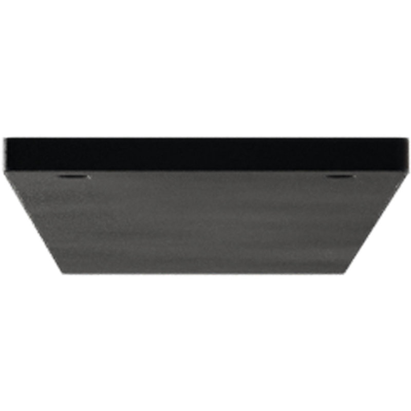 3"W x 14"D Logan Hidden Support Steel Bracket w/ 10" Support Depth, Powder Coated Black, 0.25" H x 3" W x 14" D