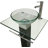 QieRao BV019S 35'' Tall Oval Pedestal Bathroom Sink with Faucet and Drain
