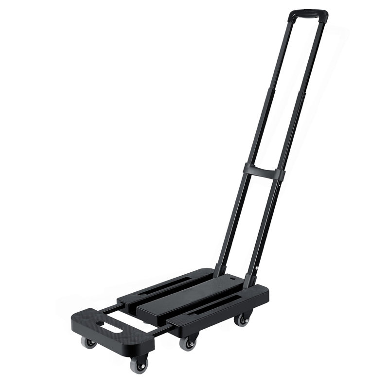 Chariot pliable avec chariot à plateforme 500 lb