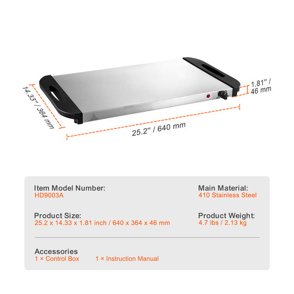 Dimensions du produit