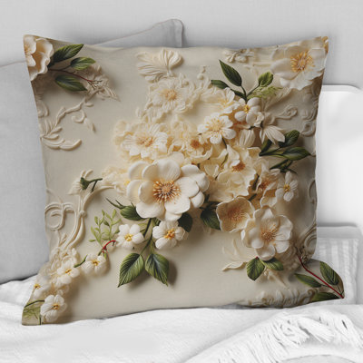 Floral Throw Pillow