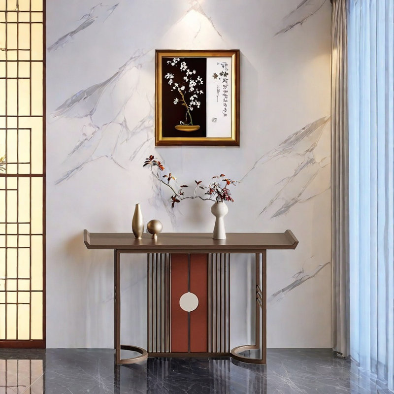 New Chinese Style Entryway Table, 33.5" H x 47.2" W x 13.8" D