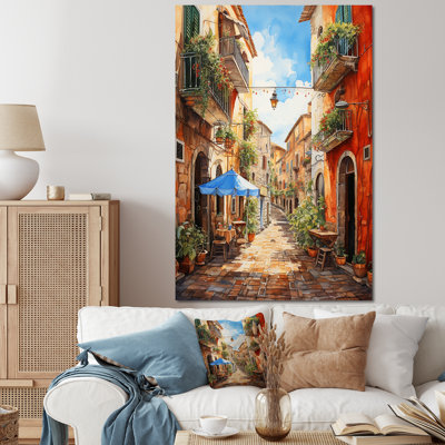 «Italian Village Essence 1», art mural Italie