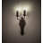 Torsade Steel Candle Wall Light