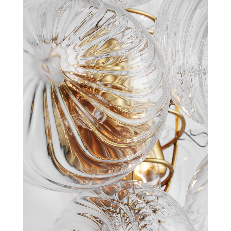 Talia 2 - Light Flush Mounted Sconce, Gild