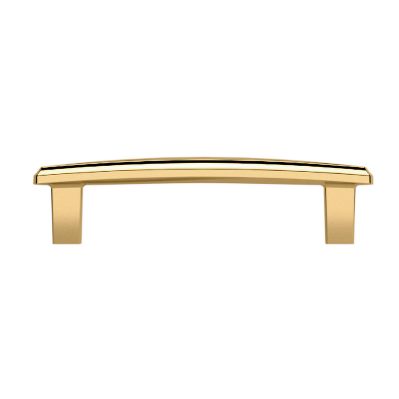 4357 Severin Fayerman A Pull, 4" CTC, Non-lacquered Brass
