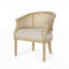 Fauteuil d'appoint à structure en bois d'hévéa-1069220191