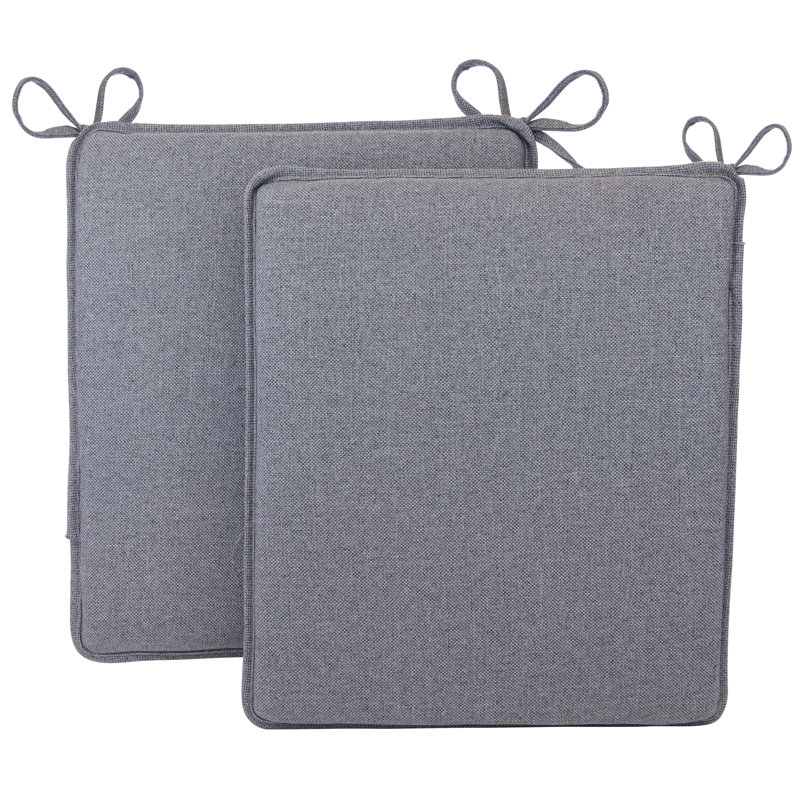 Rocking Chair Cushion Set, Solid Gray