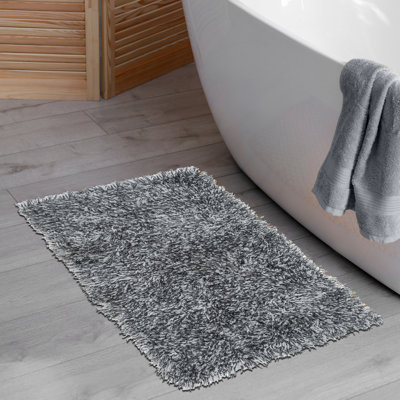 Izaias Cotton Blend Non-Slip Bath Rug