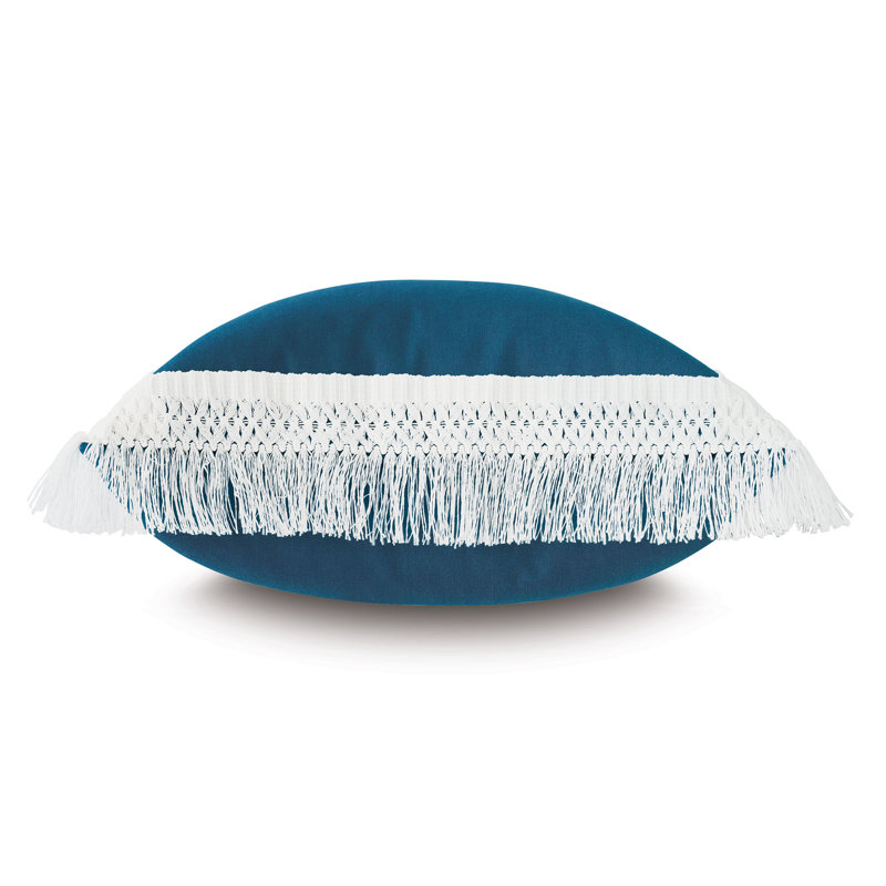 Palermo Square Indoor/Outdoor Pillow Cover & Insert, Sail Lagoon