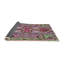 Tapis rose/vert à motifs-473706193