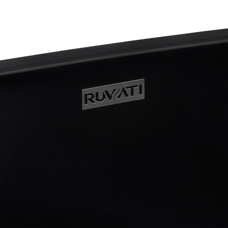 Oval Vessel Bathroom Sink, Black
