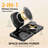  Foldable Magnetic Wireless Charger for iPhone Airpods iWatch, Portable 3 in 1 Charging Station Cube For Apple Multiple Devices - Travel Charging Pad Dock Compatible with Apple 12 and above series