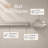 Adjustable Single Curtain Rod with Modern Finials - Silver Matte (50-82 inches)-35540508