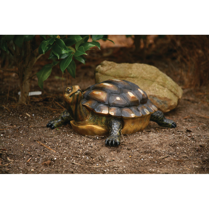 Chelsy Tortoise Plastic Garden Statue, Large