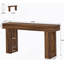 Console de style campagnard de 63 pouces de long, canapé rectangulaire rustique pour entrée et salon, finition grain de bois durable-705640863