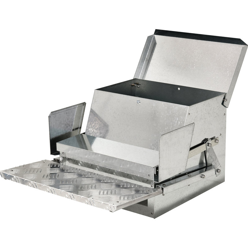 Système d'alimentation pour poulets d'une capacité de 30 lb - Acier galvanisé, aluminium