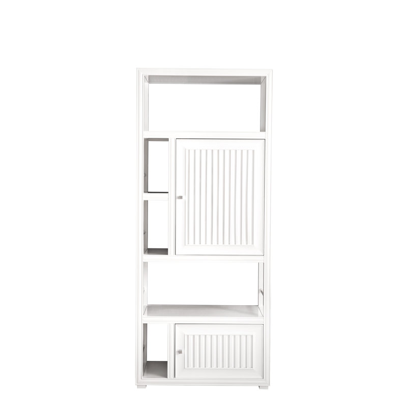Athens 30" W Freestanding Bathroom Cabinet, Glossy White