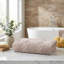 Ensemble de deux serviettes de bain en coton turc géométrique brun 54 po x 27 po-1317934401