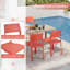 Ensemble de 8 chaises de salle à manger en plastique, chaises d'extérieur intérieures empilables, chaises d'appoint de salle à manger robustes et modernes sans assemblage pour la cuisine, la salle à manger, la cour arrière et les sièges d'événement-131368619