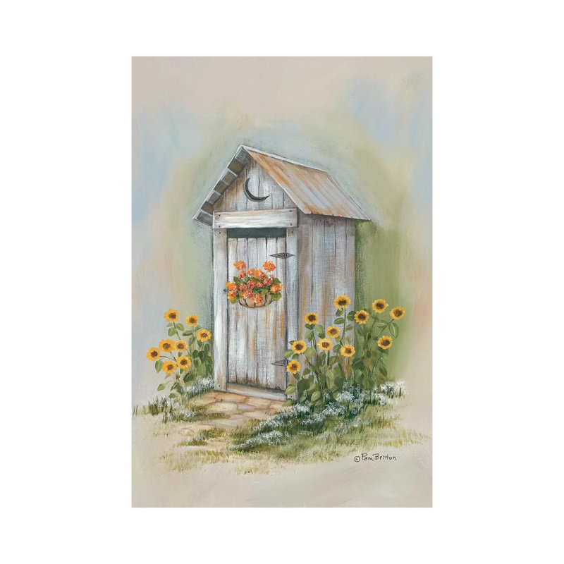 Country Outhouse I by Pam Britton - Wrapped Canvas Print, 66.04 cm H x 45.72 cm W x 1.91 cm D