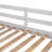 Lit superposé simple au-dessus de simple avec lit gigogne simple et 3 escaliers de rangement-991312810