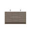 Ensemble de meuble-lavabo double 60 po Feike-173246110