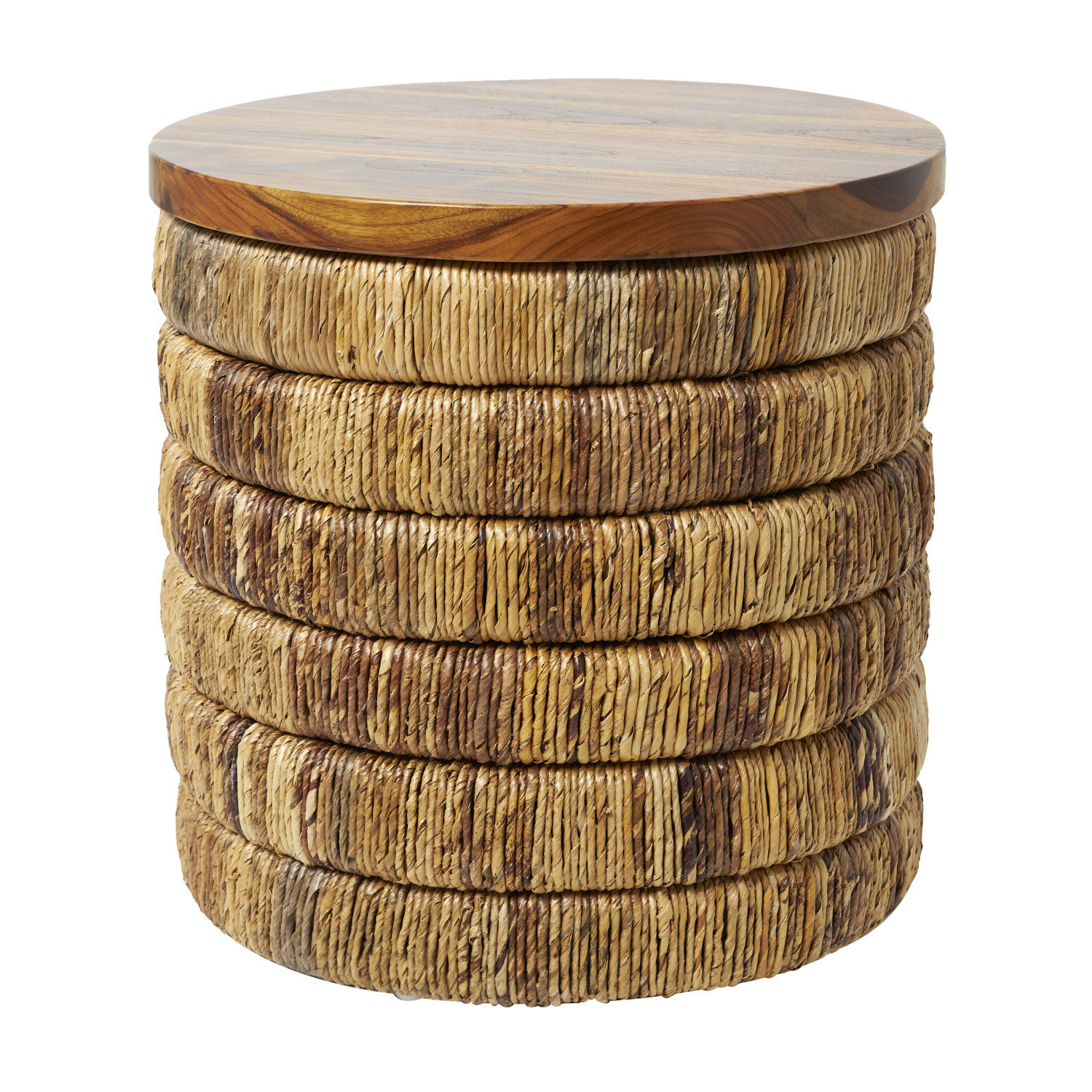 Bay Isle Home™ Swissvale Solid Wood Drum End Table - Wayfair Canada