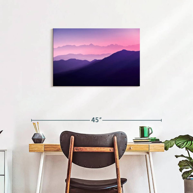 Gradient Mountain, 20" H x 30" W