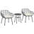 Grovene 2 - Person Patio Conversation Set with Cushions-149724441