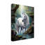 Fée cheval blanc sur toile-590863093