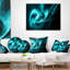  Coussin lombaire abstrait fumé-29367740