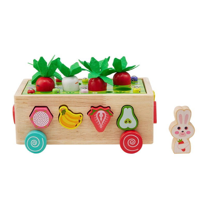 Montessori Toy Wooden Building Blocks